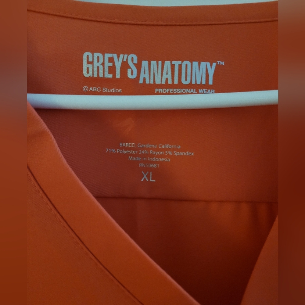 Grey's Anatomy scrub top